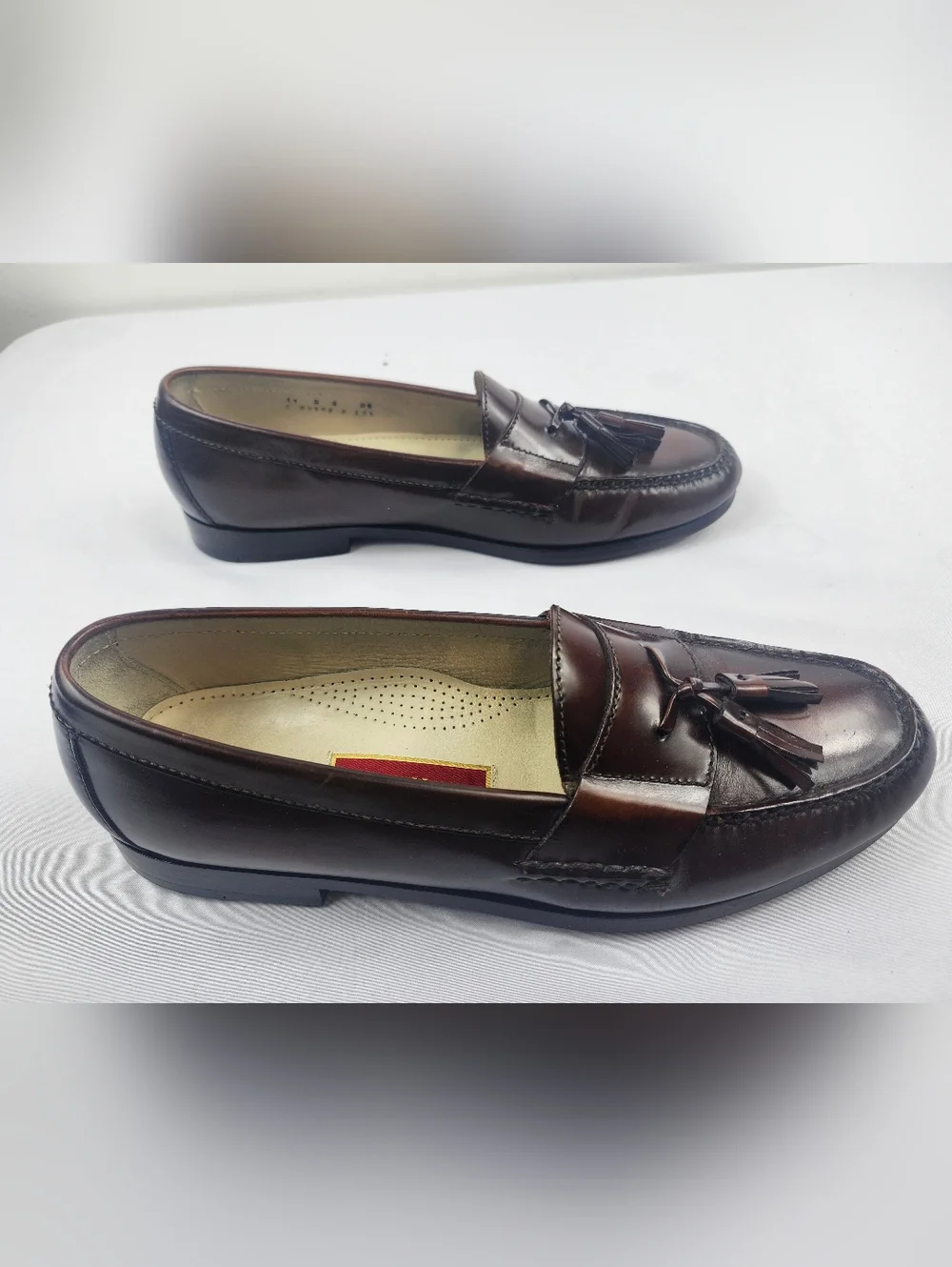 Cole Haan Men’s 11 D Brown Leather Tassel Loafers